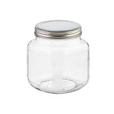 8 … home read more » Glass Jars With Lids Anchor Hocking Glass Cracker Jars With Aluminum Lids The Container Store