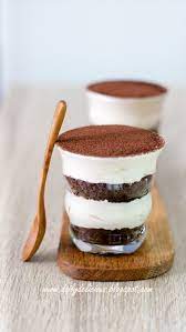 Make the coffee syrup and the mascarpone whipped cream. Dailydelicious Tiramisu No Cheese Version Easy Happy Treat