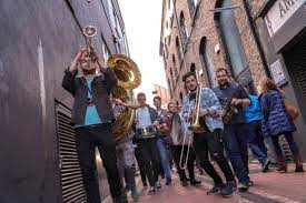 The young fellaz brass band is a lively second line styled brass band from new orleans, la. Hyde Park Brass Brass Band In Leeds Yorkshire And The Humber Entertainers Worldwide