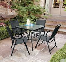 Mainstays Cranston 5 Piece Folding Dining Set Walmart Canada Glass Table Living Room Patio Dining Table Patio Decorating Ideas On A Budget