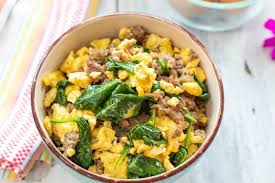 Carbohydrates aren't all bad, but not all carbs are equal. Keto Sausage Egg And Spinach Breakfast Bowls This Ole Mom