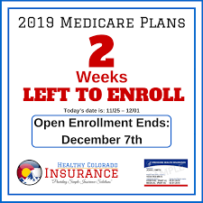 It Is The Medicare Annual Enrollment Period You Have 2 Weeks To Make Your Changes Contact Us At Www Healthycolorad Medicare Medicare Advantage How To Plan
