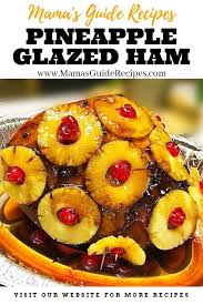 Pineapple Glazed Ham Filipino Style In 2020 Ham Glaze Baked Ham With Pineapple Whole Ham