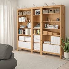 Hemnes Bucherregal Hellbraun Ikea Deutschland Hemnes Bucherregal Bucherregal Beleuchtung Ikea Mobel Makeover
