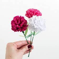 Diy Paper Carnations Paper Flowers Diy Paper Flowers Diy Easy Paper Flower Tutorial