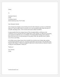 (this is for sexual harassment and for harassment or discrimination based on race, color inconsistent application of (company) policies to staff seemingly driven by conflicts of interest issues in application of policies that result in disparate. Employee Training Session Announcement Letter Word Excel Templates