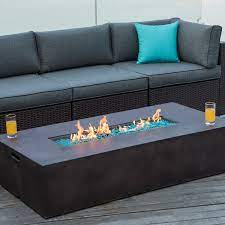 Check spelling or type a new query. Cosiest Outdoor Rectangle Propane Fire Pit Table On Sale Overstock 31500528