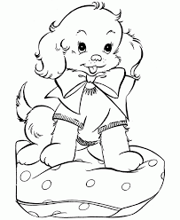 A cute and charming puppy could easily melt anyone's heart. Cute Puppy Coloring Pages For Girls 3 Jpg Coloring Home