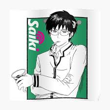 Ох, уж этот экстрасенс сайки кусуо! Saiki Kusuo No Psi Nan Posters Redbubble