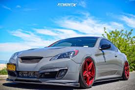 Finally, hyundai launches a luxury brand. 2010 Hyundai Genesis Coupe 2 0t With 20x9 Incurve Lp5 And Nitto 245x35 On Air Suspension 704232 Fitment Industries