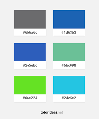 Reminiscent of your favorite pair of jeans, denim is a medium blue shade with hints of steel blue and cerulean, but with every so slightly green. Cerulean Blue Color Palette Ideas