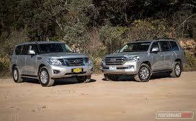 The toyota land cruiser goes way back. 2019 Nissan Patrol Vs Toyota Landcruiser Large Suv Comparison Video Performancedrive