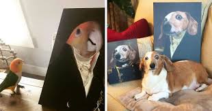 Our family wanted to remember our beloved dog, whom we recently had to put down. This Company Can Turn A Pet Into A Royal Portrait And Here Are 30 Of The Best Ones Bored Panda