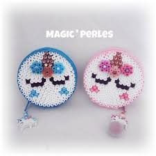 Porte Monnaie Licorne Rose Licorne Perle A Repasser Modeles Licorne Rose