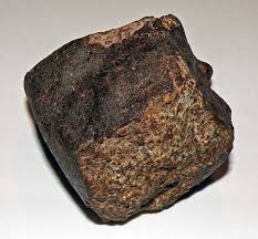 Stony iron meteorites are about half metal, half crystals of green or orange olivine. Meteorite Identification The Meteorite Exchange Inc