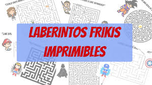 Material de aprendizaje es una página web de recursos educativos gratuitos para niños de educación inicial y primaria en el que encontrarás muchas fichas de grafomotricidad, fichas de lectoescritura, atención, dibujos para colorear, actividades para niños de 2 años, actividades para niños de 3 años, actividades para niños de 4 años. Laberintos Frikis Imprimibles Para Ninos Y Mayores Bam