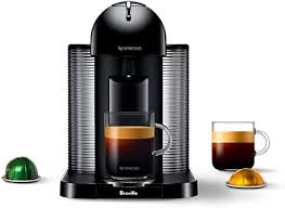 Nespresso citiz coffee and espresso machine by delonghi with aeroccino, black. Amazon Com Breville Nespresso Bnv220blk Vertuo Coffee And Espresso Machine Black Home Kitchen
