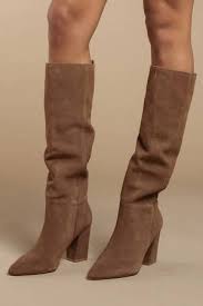 Black And Brown Boots Womens Steve Madden Raddle Suede Boots In 2020 High Knee Boots Outfit Brown Heeled Boots Womens Boots