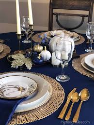 Winter fruits ranging from deep reds to black, tied the look together. Create An Easy Thanksgiving Table Setup On A Budget Step By Step Instruction Dinner Table Decor Thanksgiving Dinner Table Decorations Thanksgiving Table Setup