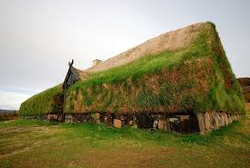 Nova Scotia Viking Settlement Viking Long House Scandinavian Architecture Turf House Viking Village