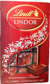Lindor 15 Carres Individuels Lait Lindt Calories Et Informations Nutritionnelles
