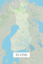 Další významná města jsou espoo, vantaa, tampere, oulu a turku. Mapa Finsko Color Ç Mapy Vsech Mest A Statu Na Zed Ç Posters Cz