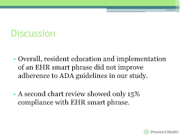 Impact Of An Ehr Smart Phrase And Resident Education On