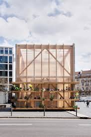Beechwood Framework Pavilion Of The Future Frankfurter Garten Ian Shaw 2015 Timber Architecture Pavilion Architecture Facade Architecture