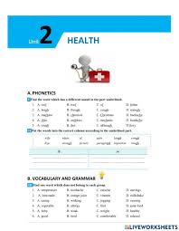 Academia.edu is a platform for academics to share research papers. Unit 2 Health Worksheet