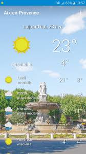 Après deux mois de confinement, les français pourront, dès ce lundi 11 mai, sortir librement de chez eux dans une limite de 100 kilomètres. Aix En Provence Quel Temps Fait Il Aujourd Hui For Android Apk Download