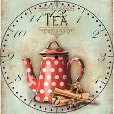 Papirolas Coloridas Relojes Para La Cocina Kreativ Decoupage Papier Bastelarbeiten