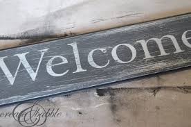 Opens in a new tab. Diy Distressed Wood Welcome Sign Create And Babble