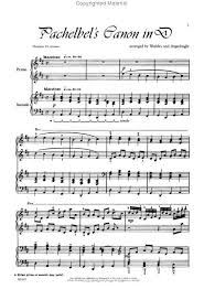 Canon And Gigue In D Major Piano Sheet Music Pachelbel S Canon In D Wedding Songs Wedding Music Songs