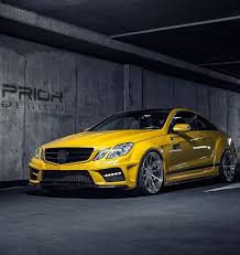 Black Edition Mercedes Benz E Class With Prior Design Widebody Aero Kit Carflash Benz Car Mercedes Benz Mercedes Benz Cars