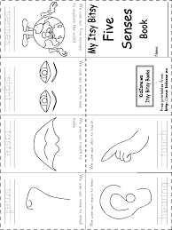 These preschool coloring sheets will support your kid recognize numbers and count to ten. Coloring Page Of My Fice Senses Coloring Home