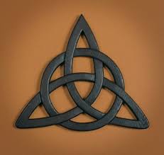 Celtic Trinity Knot Wall Hanging And Card Celtic Decor Celtic Trinity Knot Celtic Gift