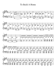 Tables and chairs worn by all of the dust. To Build A Home Sheet Music For Piano Download Free In Pdf Or Midi In 2021 Piano Notes Songs Piano Sheet Music Building A House