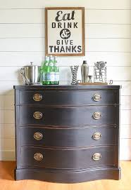 Simple And Classic Distressed Black Vintage Buffet Makeover Vintage Bedroom Furniture Diy Home Decor On A Budget Furniture