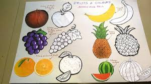 how to teach fruits and colors to kindergarten kids