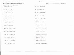 Factoring Trinomials Worksheet Answers Awesome 10 Best Of Factoring Polynomials Practice Worksheet In 2020 Factoring Polynomials Factor Trinomials Chemistry Worksheets