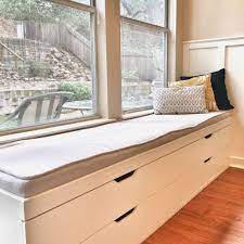 Bay Window Seating Bench With Storage Unique Ikea Stolmen Seat Cushion This Might Exactly Wha Window Seat Storage Bench Indoor Bench Seating Home Decor Bedroom