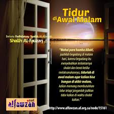 Tidur Di Awal Malam Dengan Gambar Tidur Malam Motivasi
