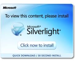 Download and install the latest version microsoft silverlight plug in for your browser. Get Microsoft Silverlight