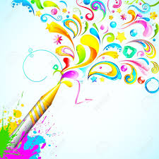 18404620 Illustration Of Colorful Floral Swirl Around Holi Pichkari Stock Vector Jpg 1300 1300 Happy Holi Holi Celebration Background