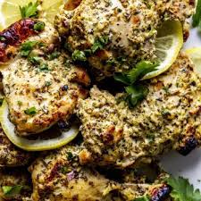 Oven Baked Greek Chicken Thighs Recipe Baked Greek Chicken Greek Chicken Thigh Recipe Fast Dinner Recipes