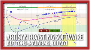 artisan roasting software buttons alarms