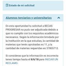 Desde el 1 de febrero becas progresar está abierto a todos los jóvenes de 18 a 30 años con un ingreso familiar total de hasta 3 salarios mínimo, vital y móvil. Progresar 2018 Como Reclamar Y Que Hacer Si Aun Estoy En Evaluacion