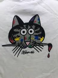 Menggambar dan mewarnai kucing di atas sketcbook a4. Kucing Gemuk Drawing 90 S Men S Fashion Clothes Tops On Carousell