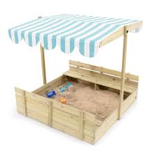 Plum Play Wooden Sand Pit with Canopy ...