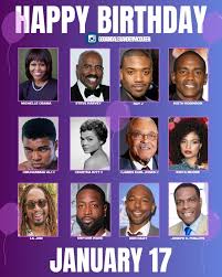 Happy birthday to all the amazing celebrities born on January 17! 🎉  Wishing you a day filled with love, joy, and celebration. 🖤 📸|  #GettyImages 🏷️| #CelebrityBirthdays #January17 #StarPower #BornToShine